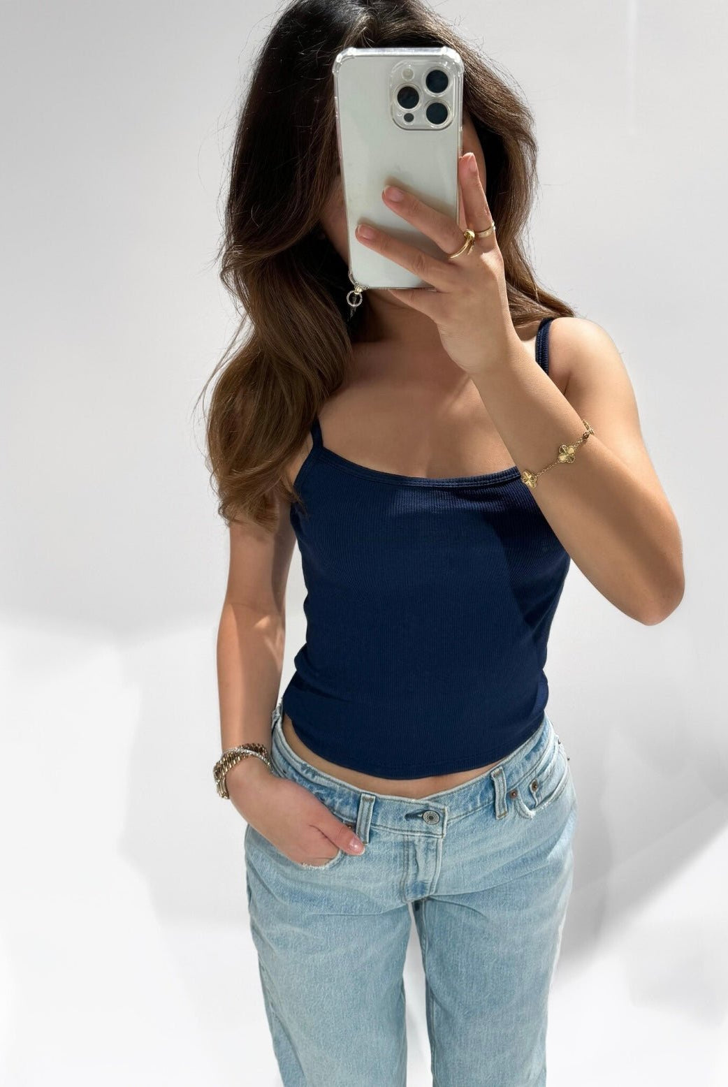 HAILEY TOP NAVY - My Favourites