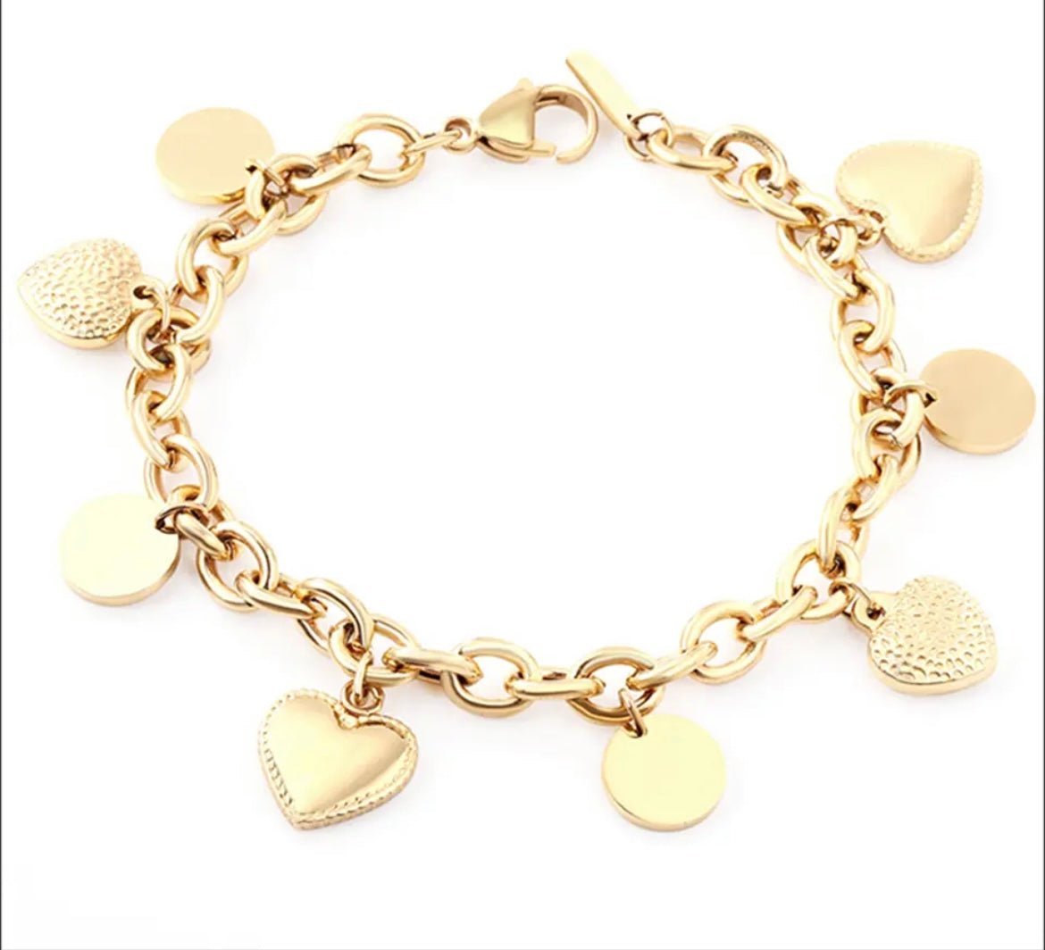 ♥︎HEART COIN ARMBAND - My Favourites