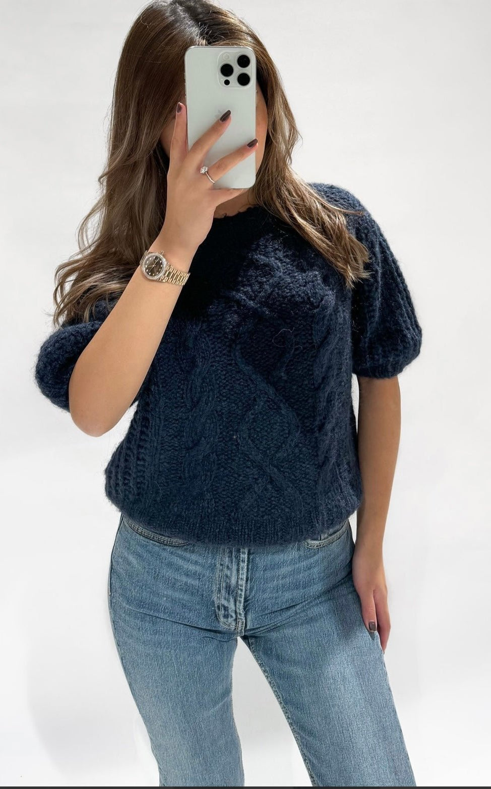 knit top navy - My Favourites