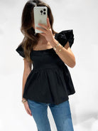 Kyla blouse black -
