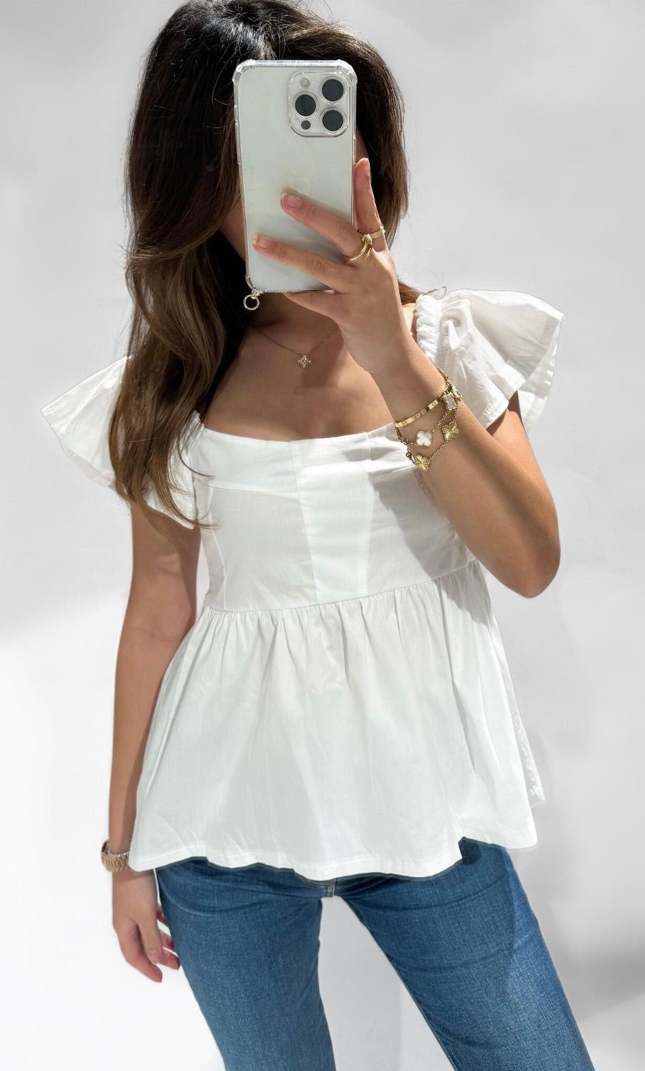 Kyla blouse white -