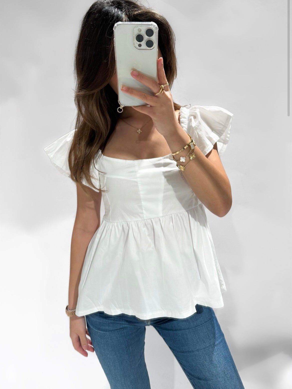 Kyla blouse white - My Favourites