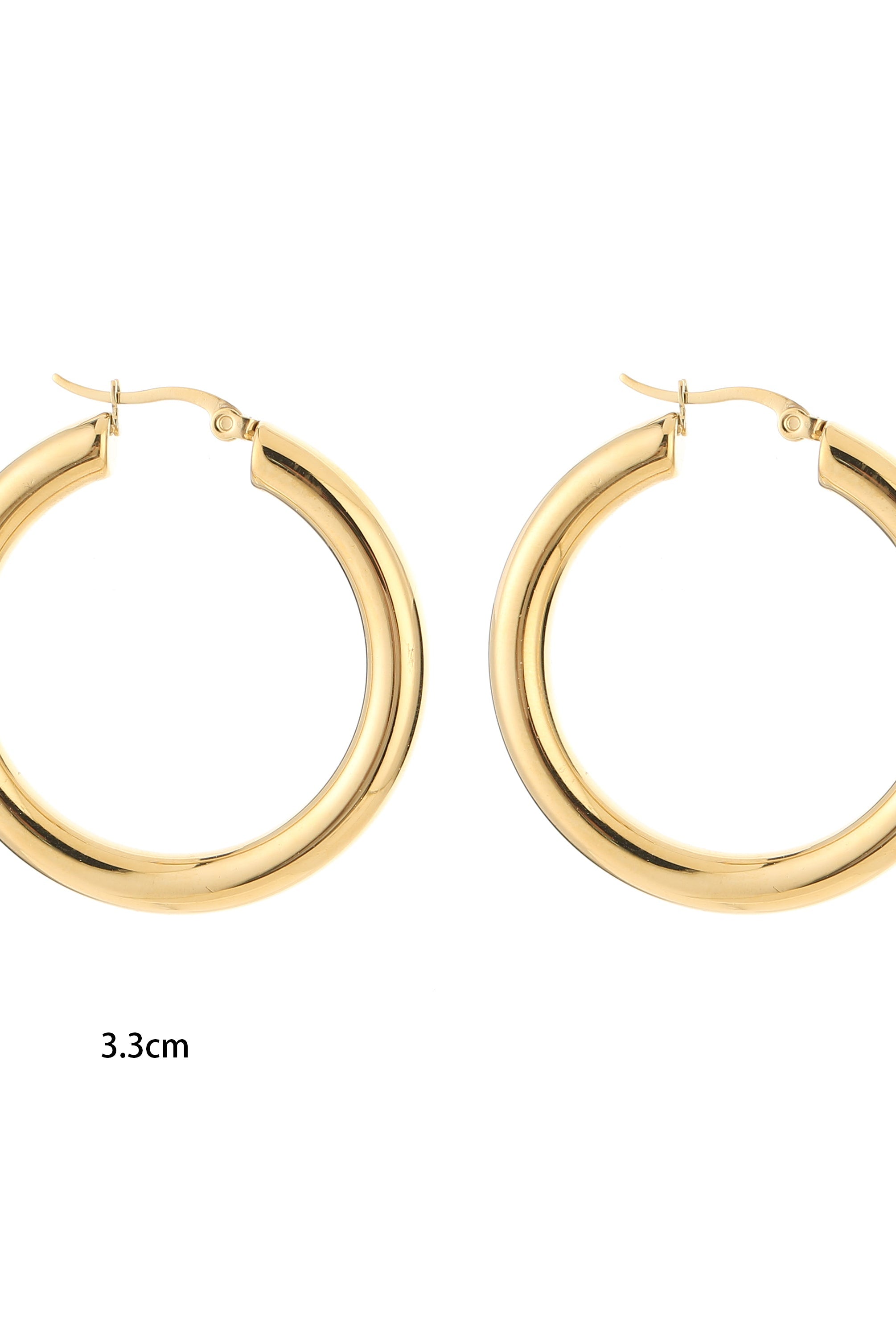 ♥︎LIGHT WEIGHT HOOPS 33MM - My Favourites