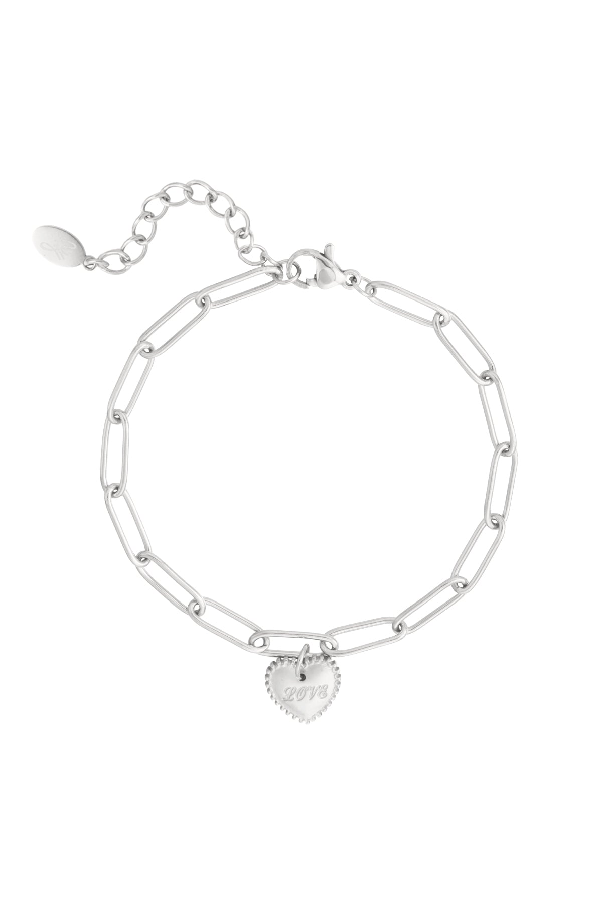 love chain armband zilver - My Favourites