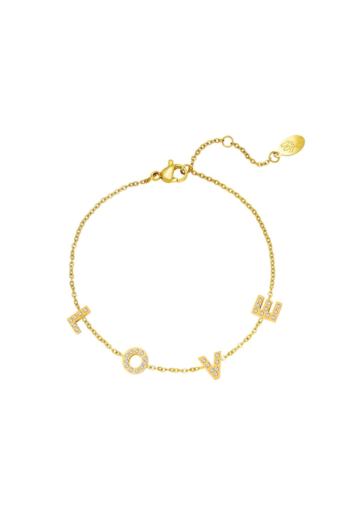 love letter armband goud - My Favourites