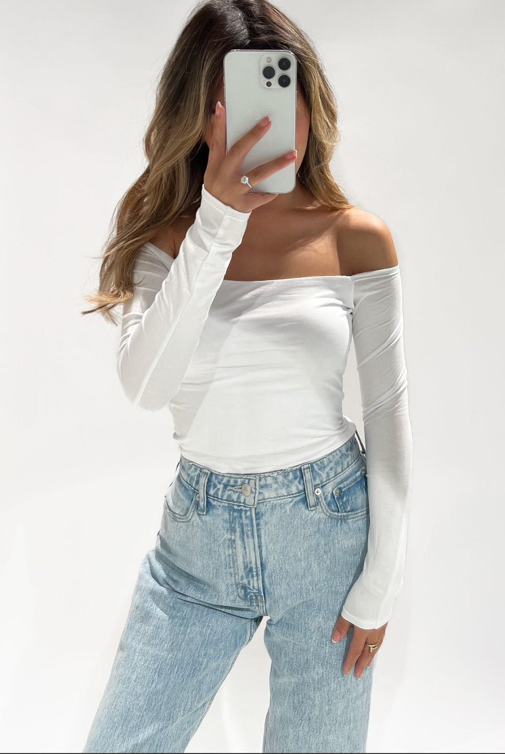 ♥︎OFF SHOULDER TOP WHITE - My Favourites