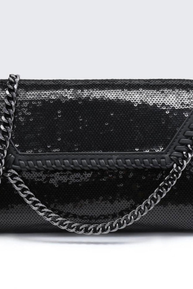 Sparkle bag black -
