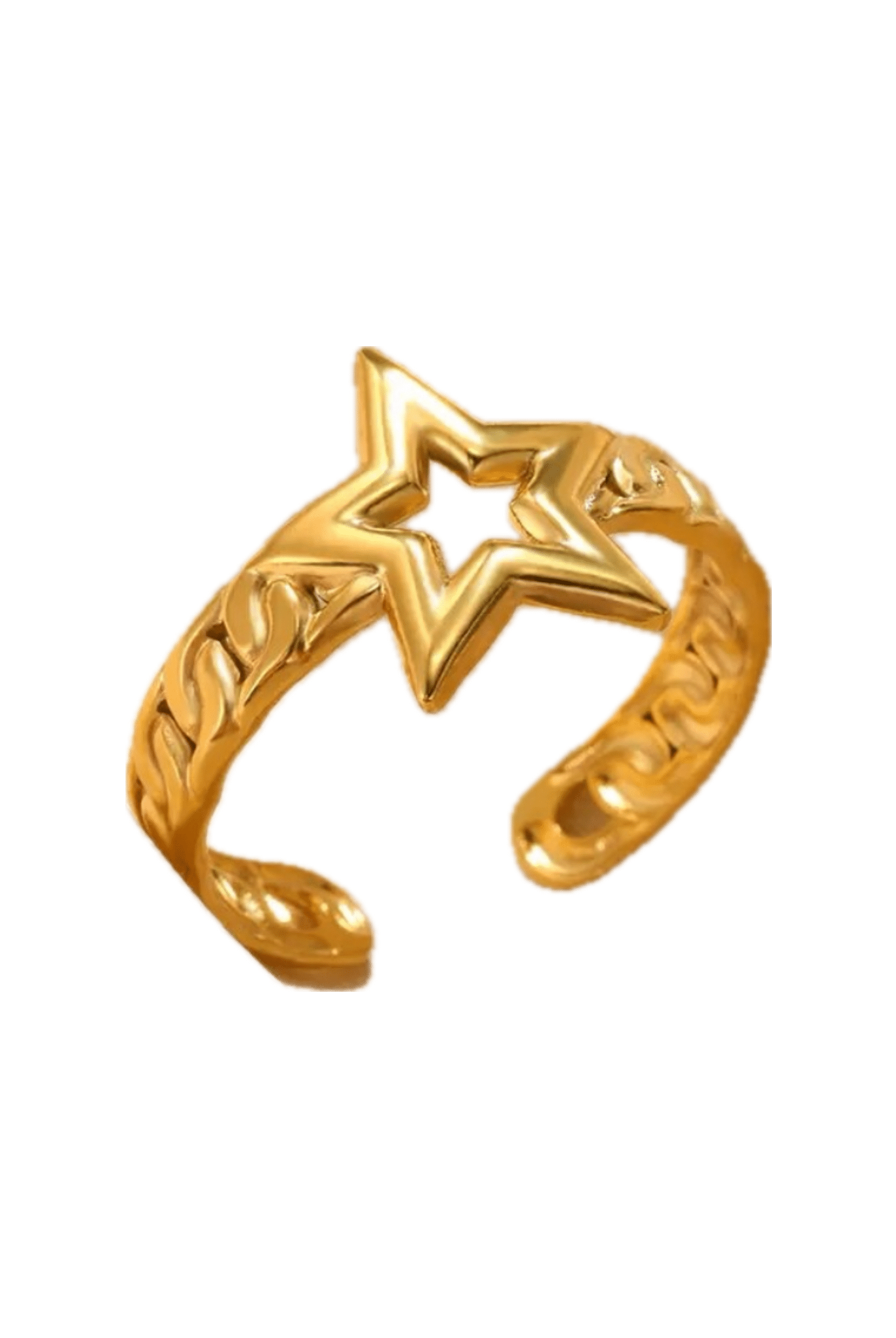STAR CHAIN RING - My Favourites