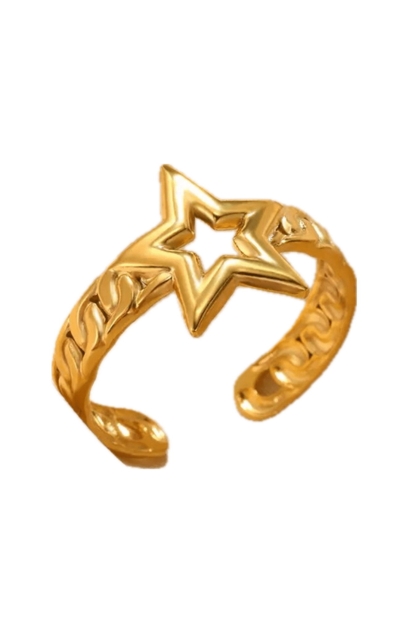 Star chain ring -