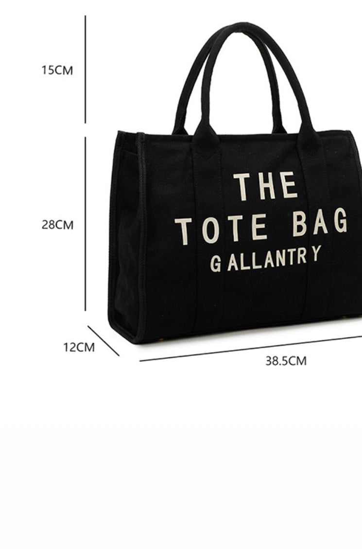 The tote bag black -